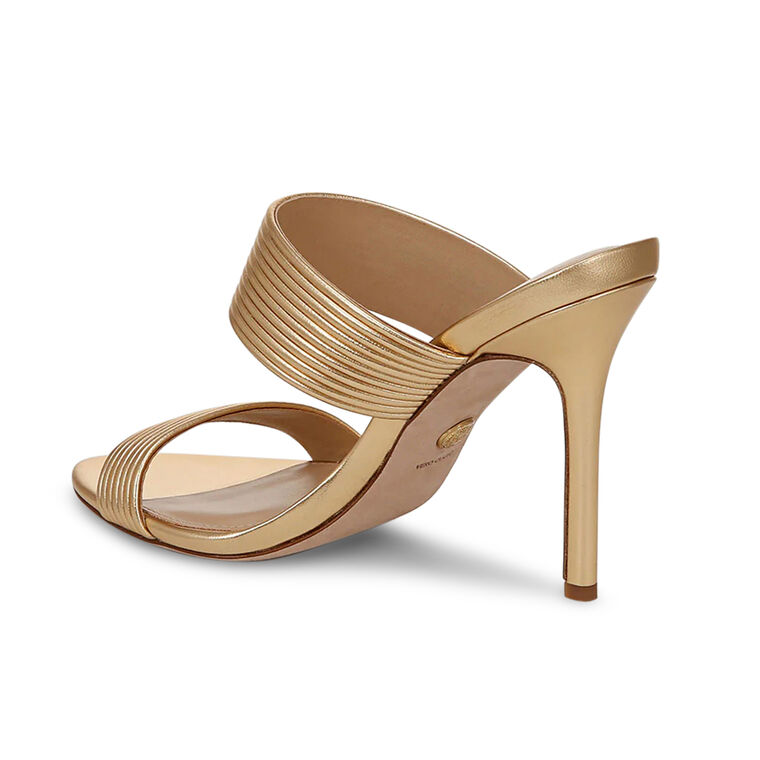 Asha Mignon Textured Leather Sandal image number null