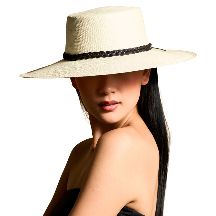 Ponta Wide Brim Hat With Braided Cord image number null
