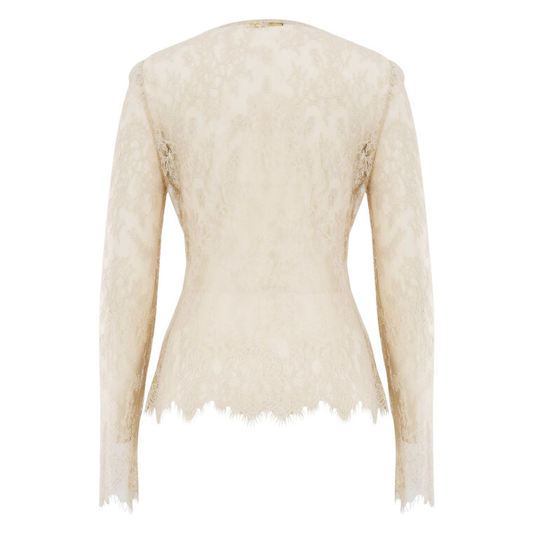 Fallon Long Sleeve Lace Blouse image number null