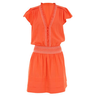 Tahlia Short Sleeve Cotton Mini Dress
