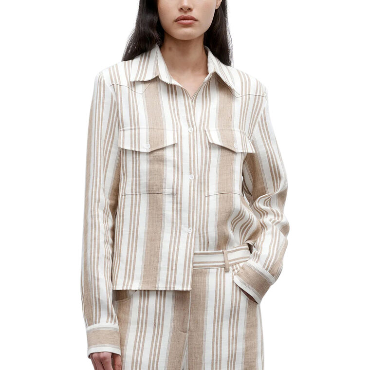 New Carter Cropped Shirt image number null