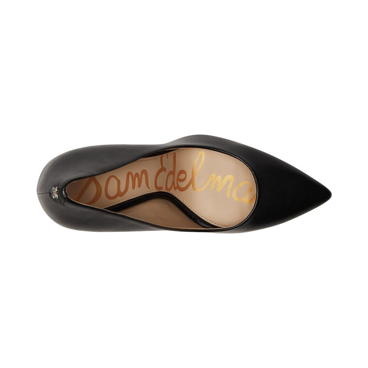 Hazel Pointed Toe Leather Pump image number null