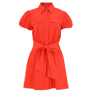 Nicky Cotton Poplin Short Sleeve Mini Dress