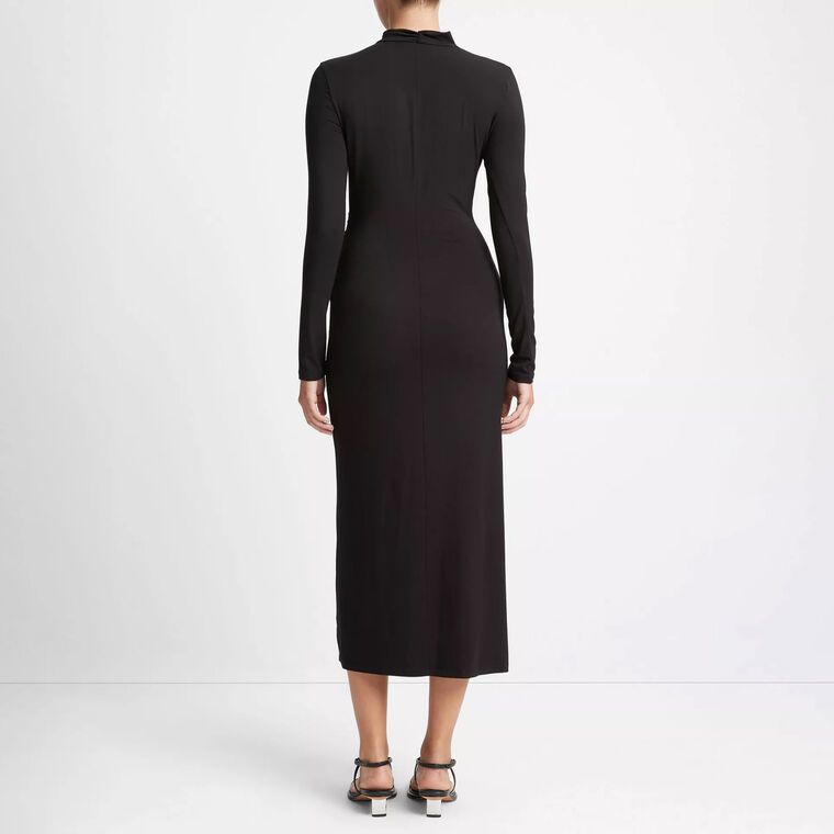 Long Sleeve Turtleneck Dress image number null