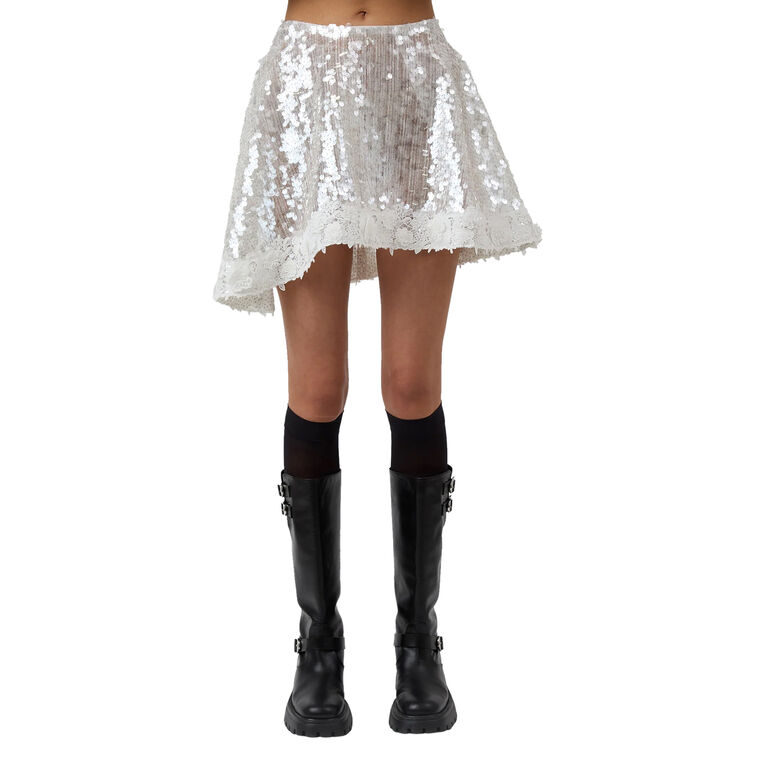 Gem Sequin Skirt image number null