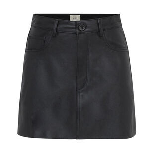 Alma Leather Mini Skirt