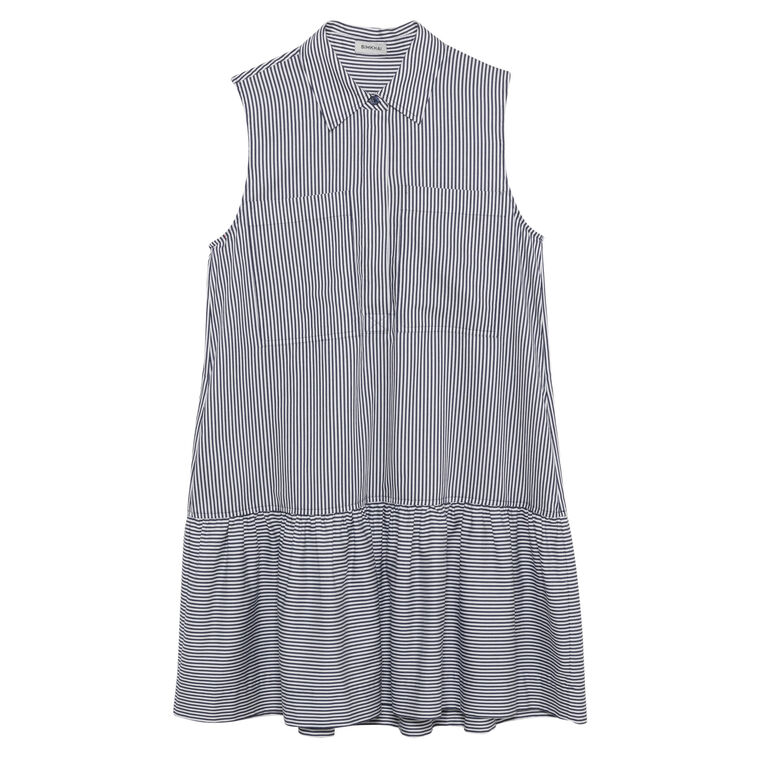 Candace Sleeveless Striped Mini Dress image number null