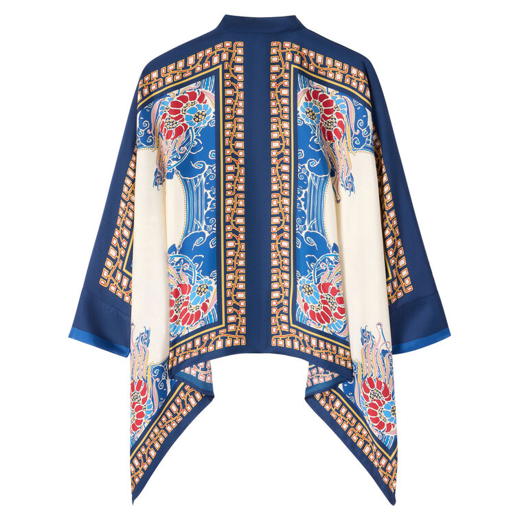 Foulard Long Sleeve Silk Twill Shirt image number null