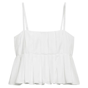 Hi-Low Pleated Camisole