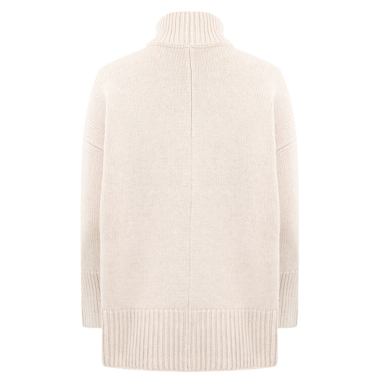 Trapeze Turtleneck Sweater image number null