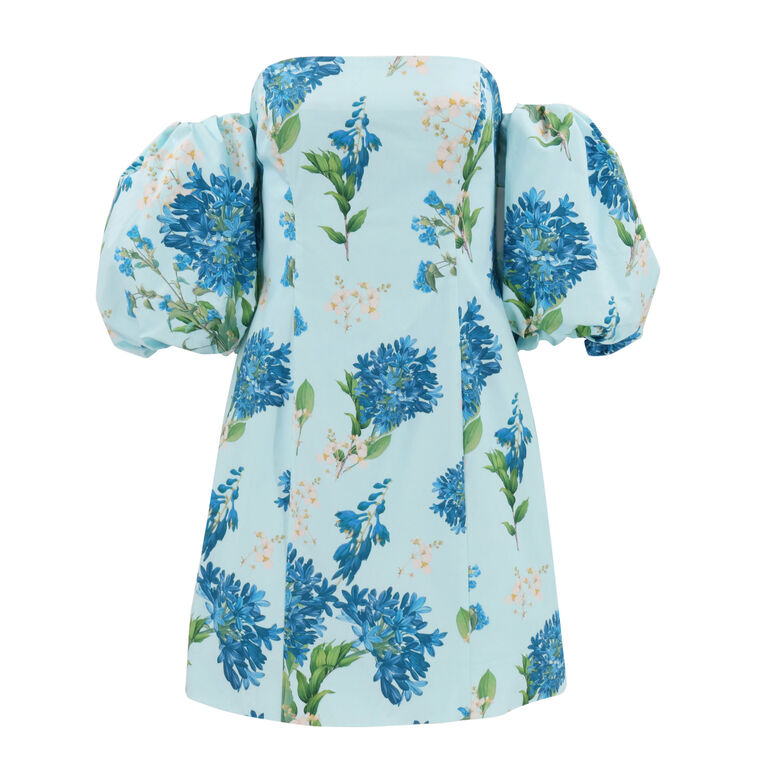Arlowe Floral-Print Off-Shoulder Mini Dress image number null