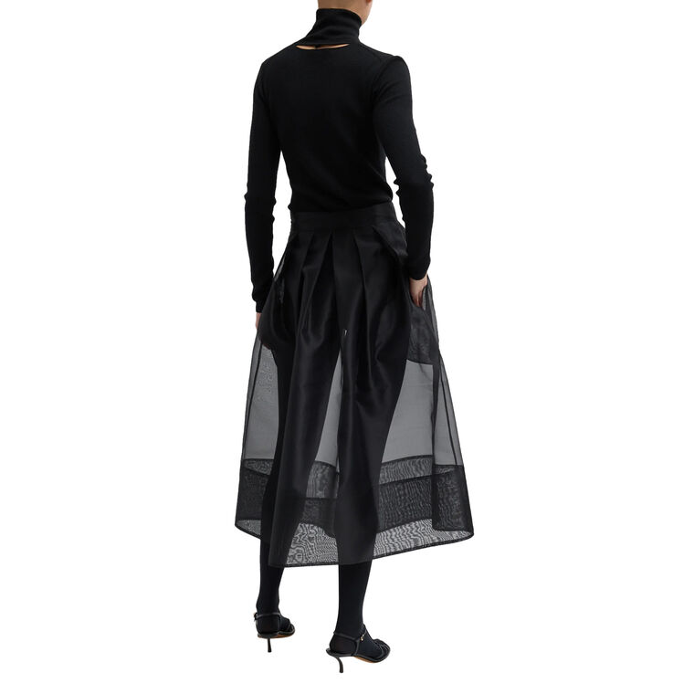 Organza Full Midi Skirt image number null