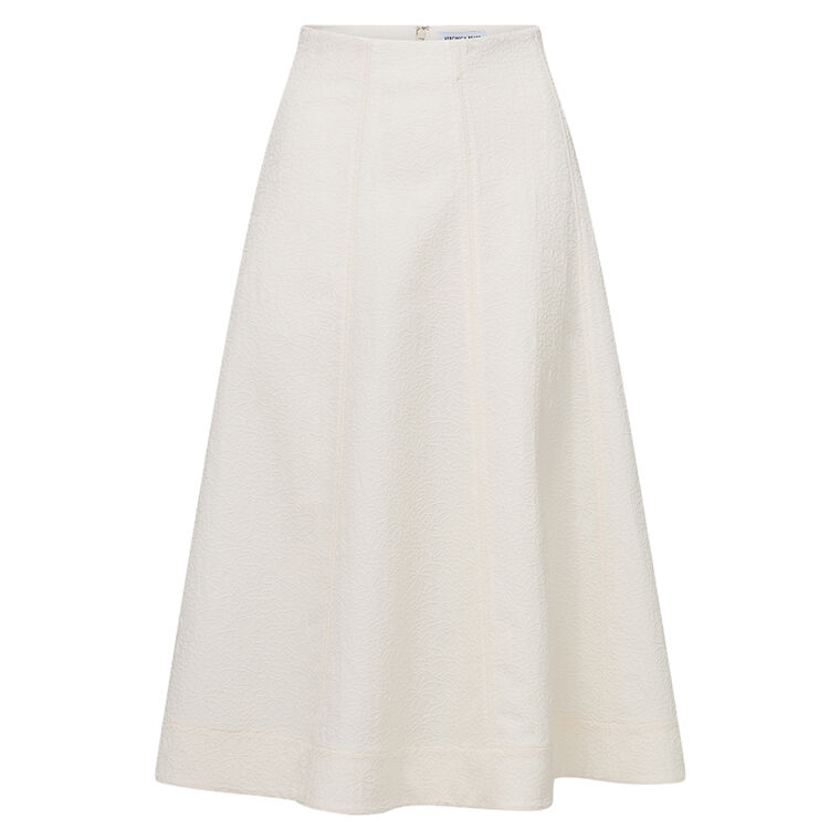 Fellini Jacquard A-Line Midi Skirt image number null