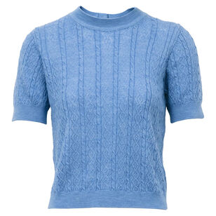 Diane Crew Neck Knit Top