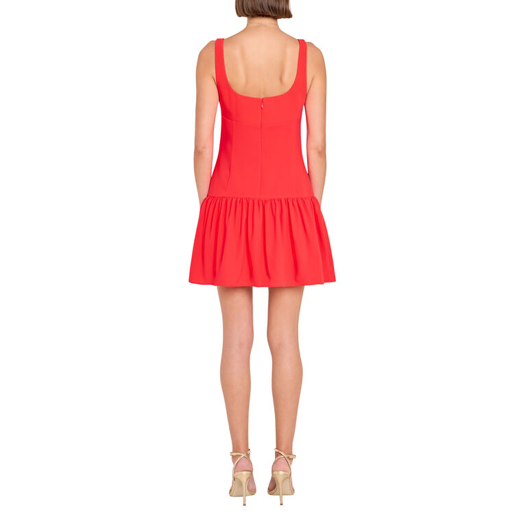 Bryony Sleeveless Square Neck Mini Dress image number null