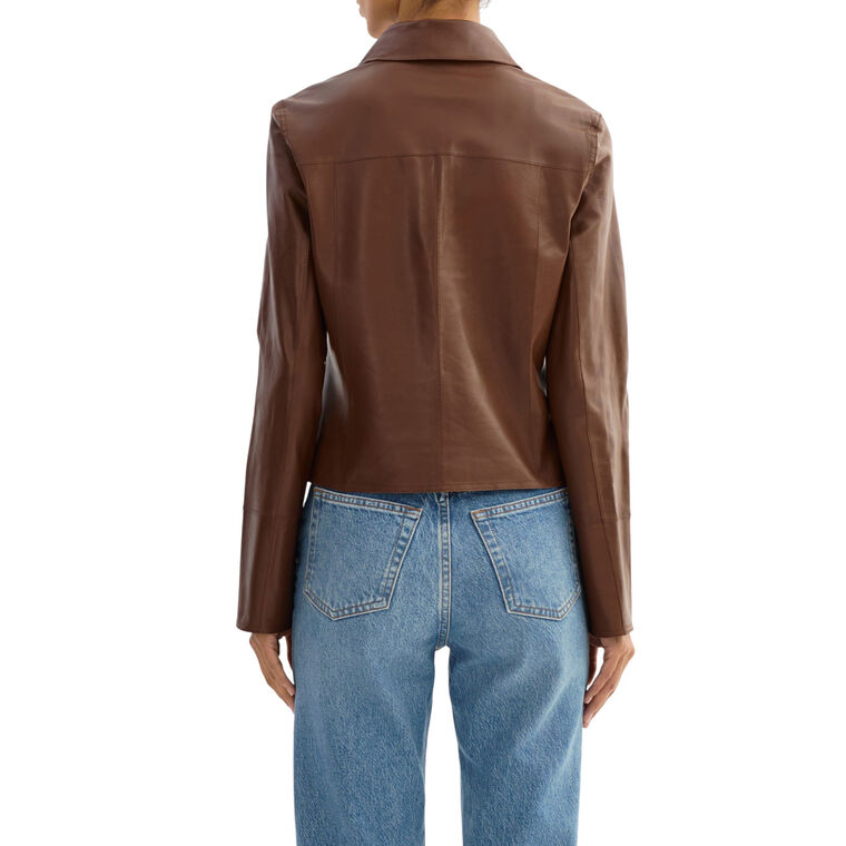 Claire Reversible Leather Jacket image number null