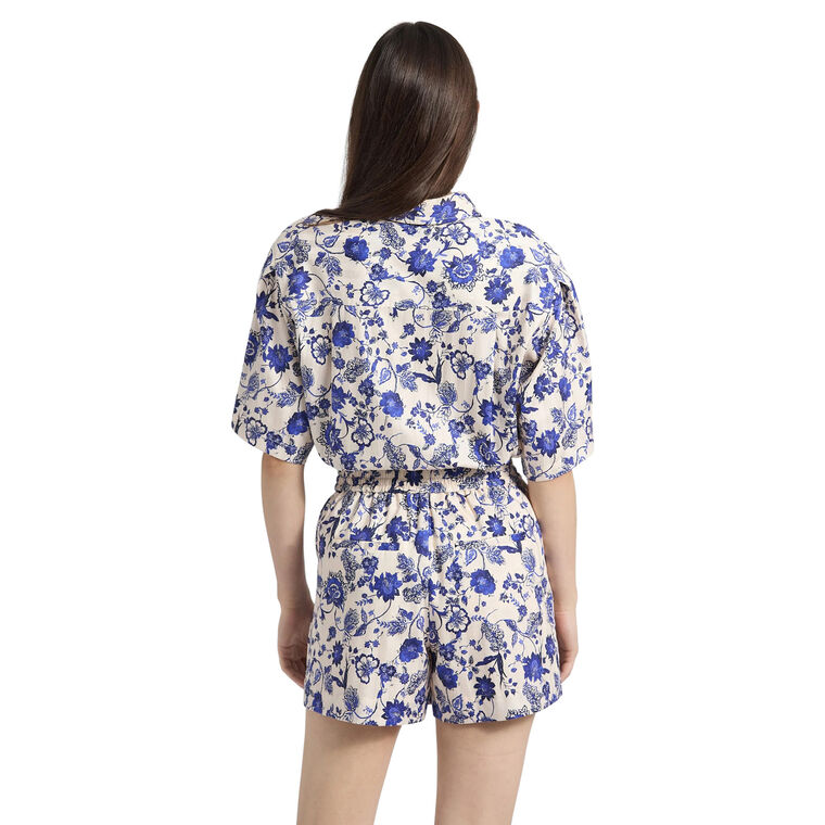 Belen Printed Pull On Short image number null