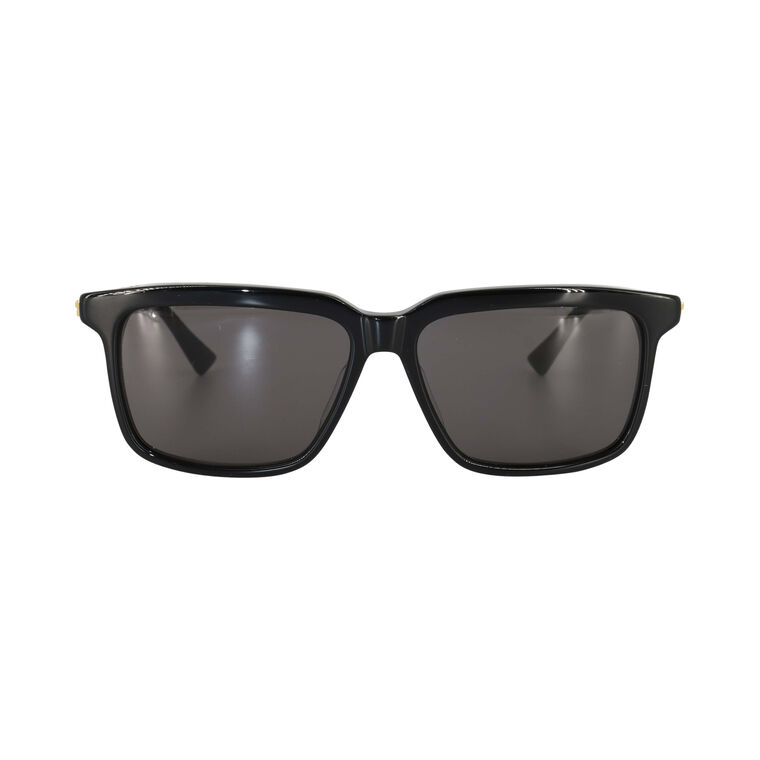 Rectangular Gold Temple Sunglasses image number null