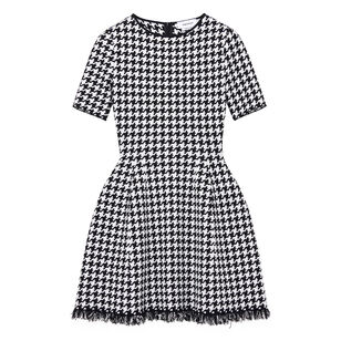 Houndstooth Mini Dress