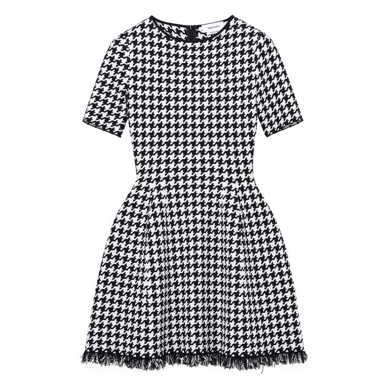 Houndstooth Mini Dress image number null