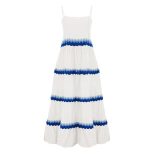 Sleeveless Smocked Back Maxi Dress