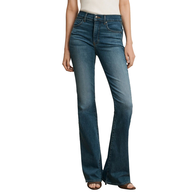Beverly Mid Rise Skinny Flare Jean image number null