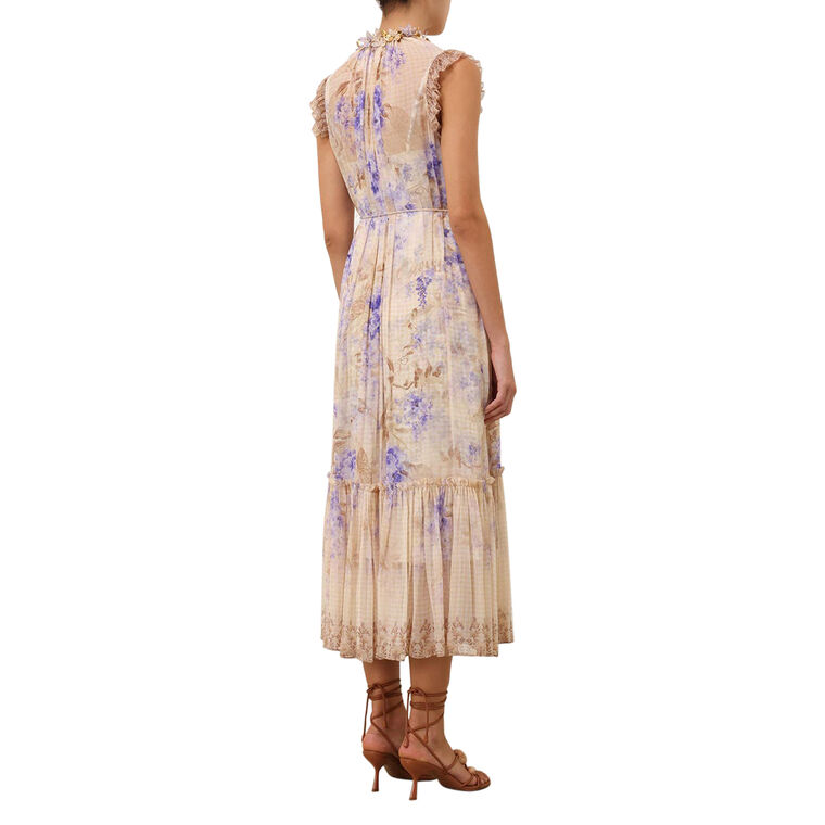 Dawning Flutter Short Sleeve Midi Dress image number null