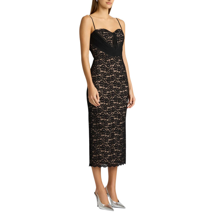 Zac Posen Sweetheart Lace Midi Dress | Tootsies Zac Posen Sweetheart Lace Midi Dress | Tootsies