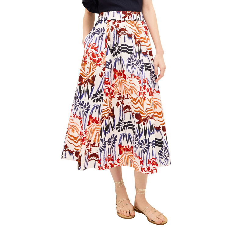 Sasha Voluminous Midi Skirt image number null