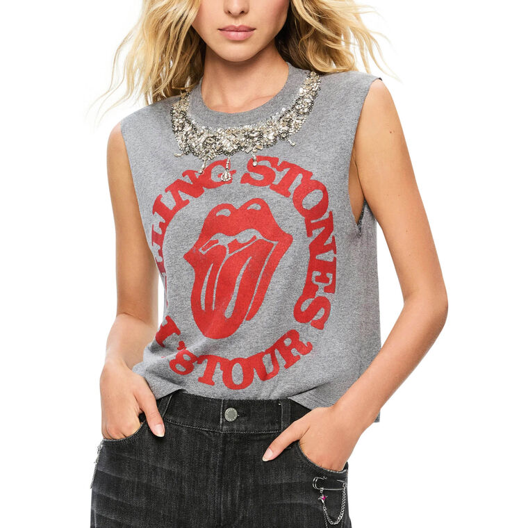Micah Embellished Muscle Tank image number null