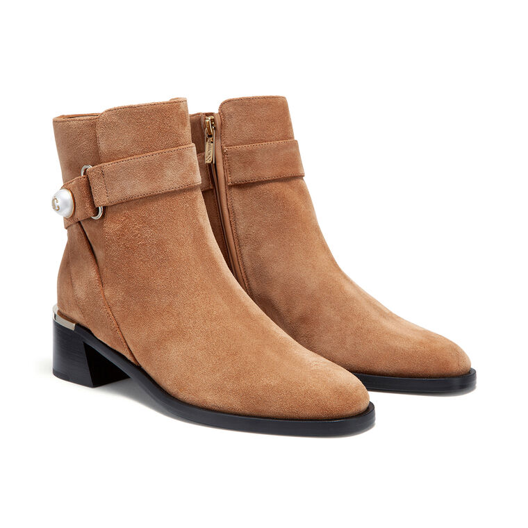 Noor 45mm Velvet Suede Bootie image number null