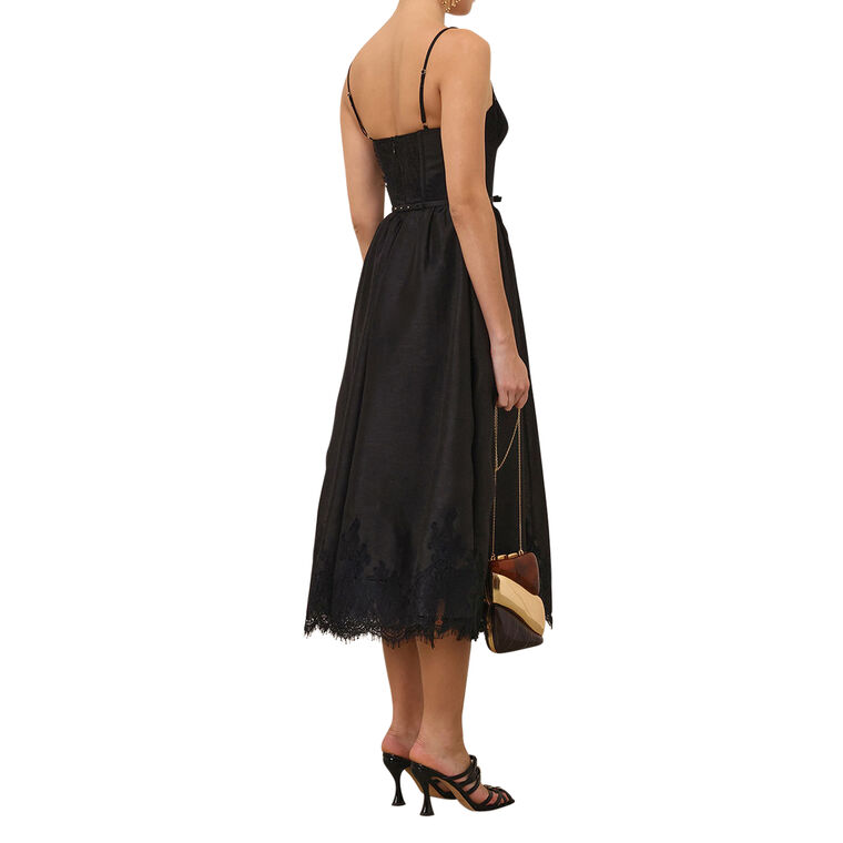 Valiant Lace Trim Midi Dress image number null