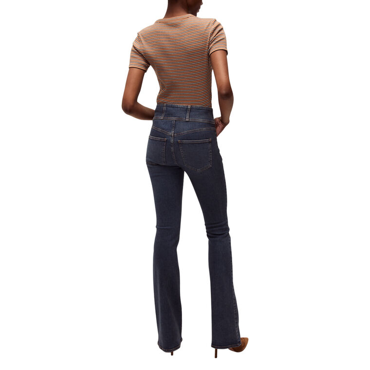 Beverly High Rise Skinny Flare Jean image number null