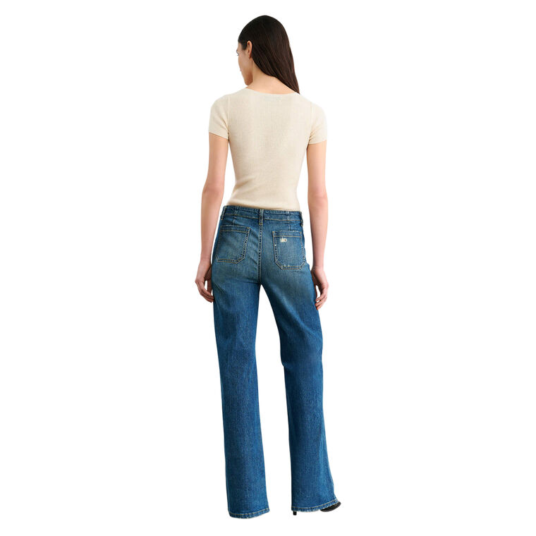 Florence Lace Up Jean image number null
