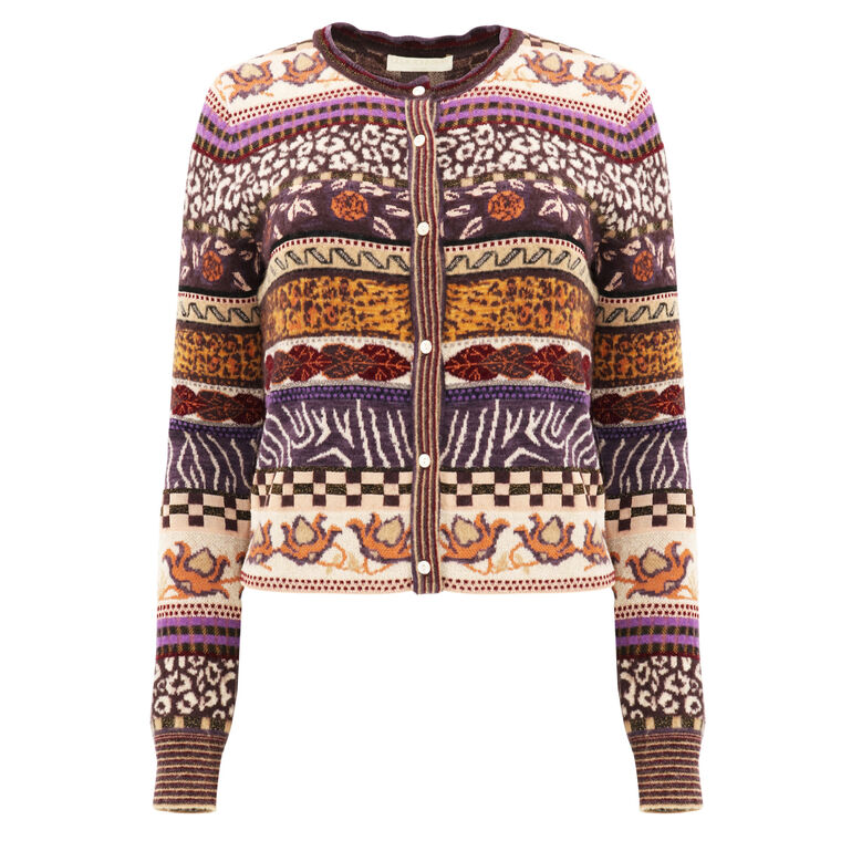 Liza Fair Isle Cardigan image number null