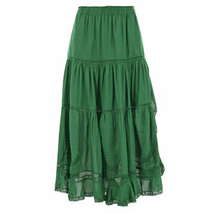 Franca Lace Midi Skirt