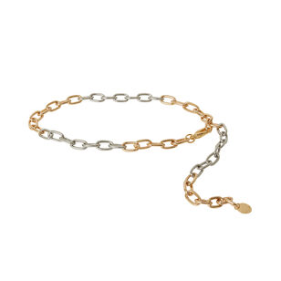 Finley Mixed Metal Chain Belt