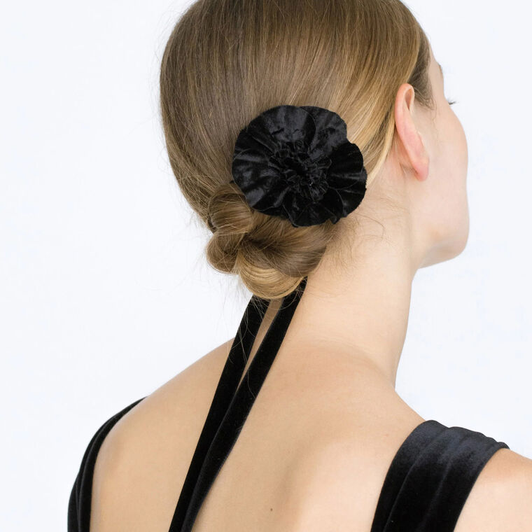 Velvet Posey Ribbon Tie image number null