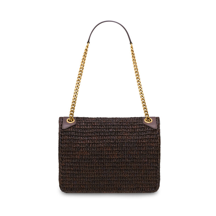 Niki Medium Shoulder Bag In Raffia image number null