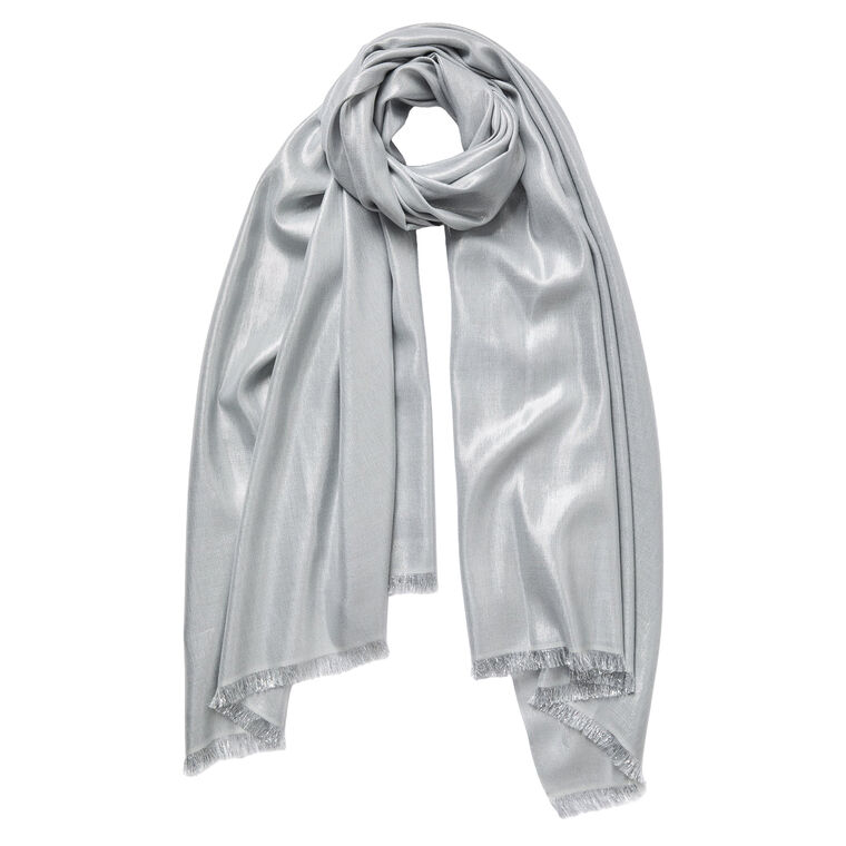 Mercury Metallic Cashmere Scarf image number null