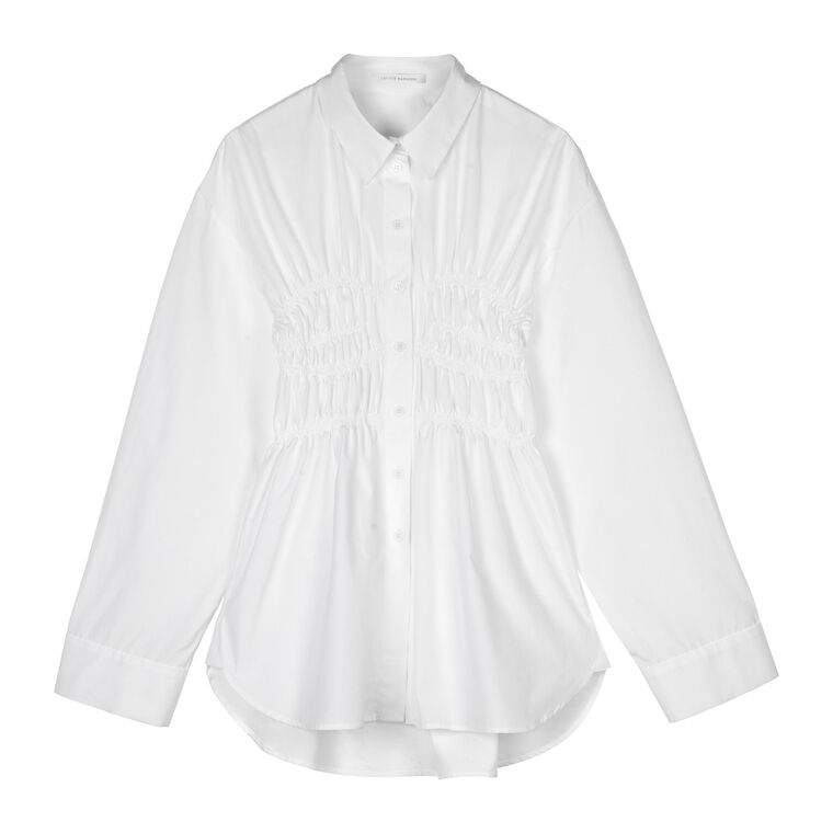 Braxton Long Sleeve Collared Cotton Shirt image number null