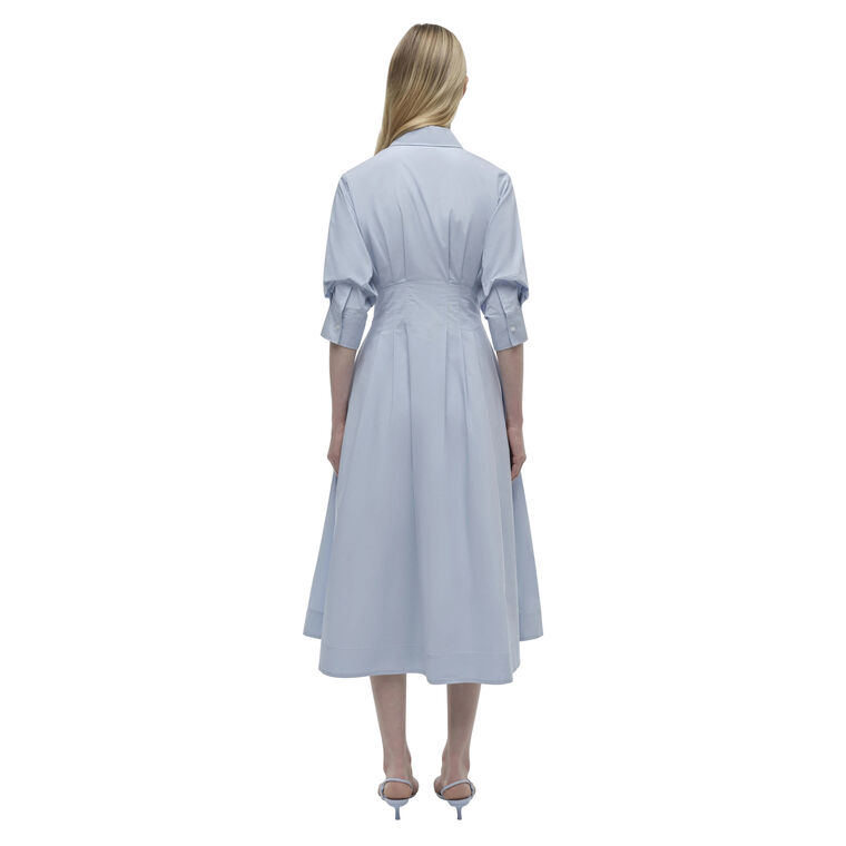 Jazz Cotton Pintuck Midi Dress image number null