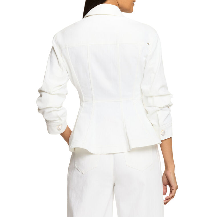 Gina Peplum Denim Jacket image number null