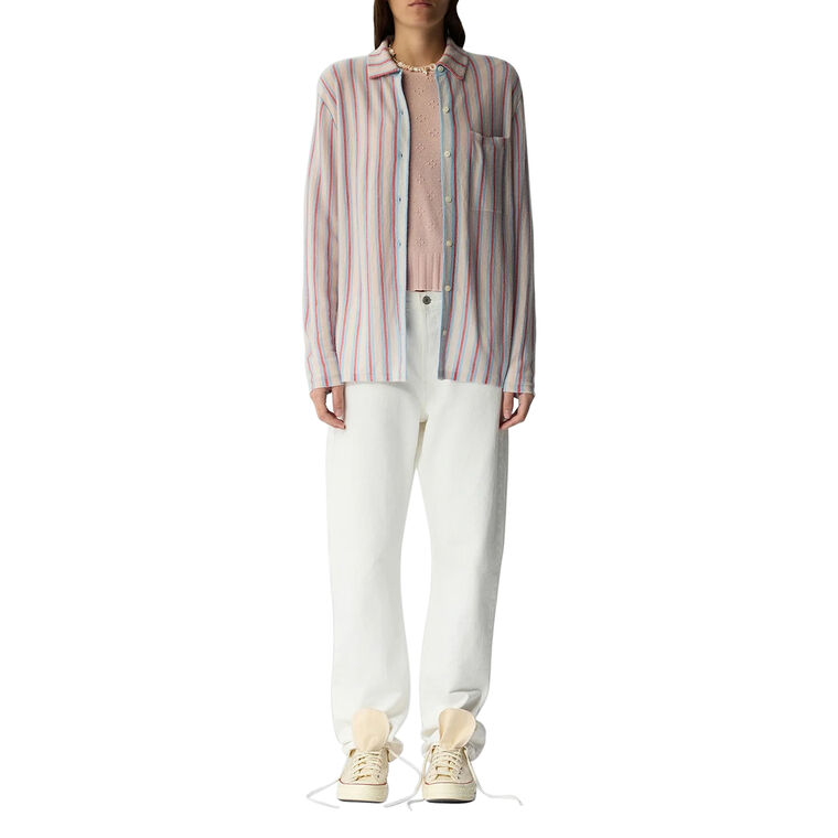 Fine Stripe Showtime Long Sleeve Shirt image number null