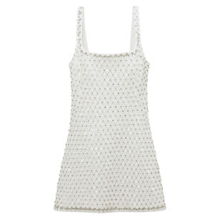 Ziva Sleeveless Embellished Mini Dress