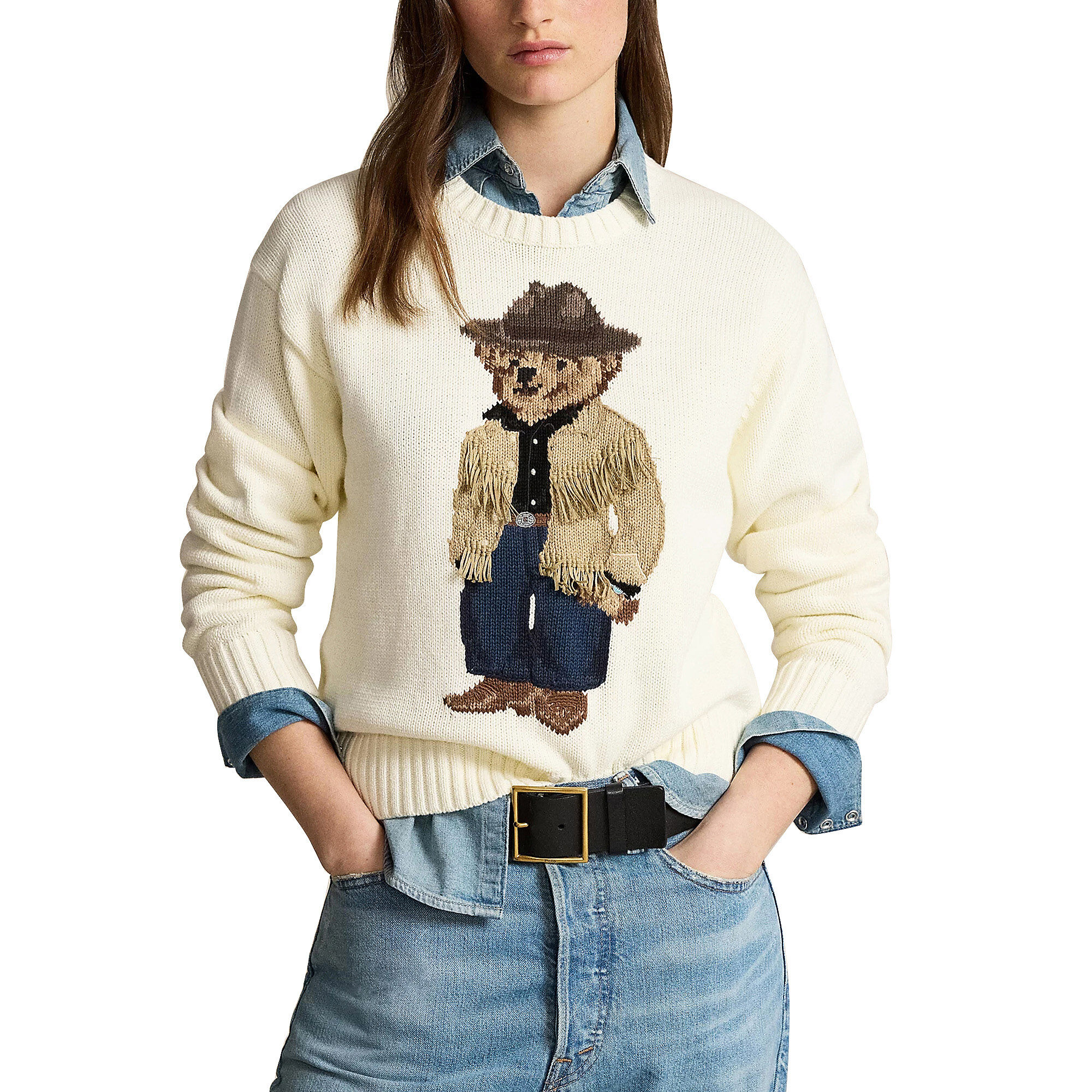 Polo Ralph Lauren Polo Bear Cotton Crewneck Sweater | Tootsies
