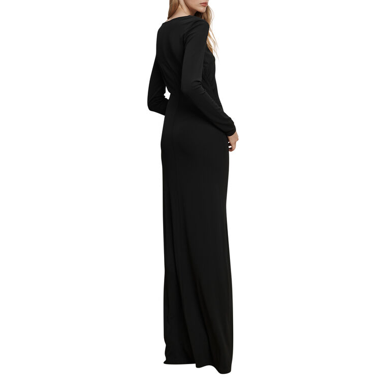 Viela O-Ring Long Sleeve Maxi Dress image number null