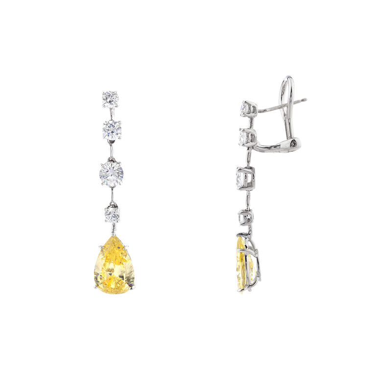 Multistone Drop Earrings image number null