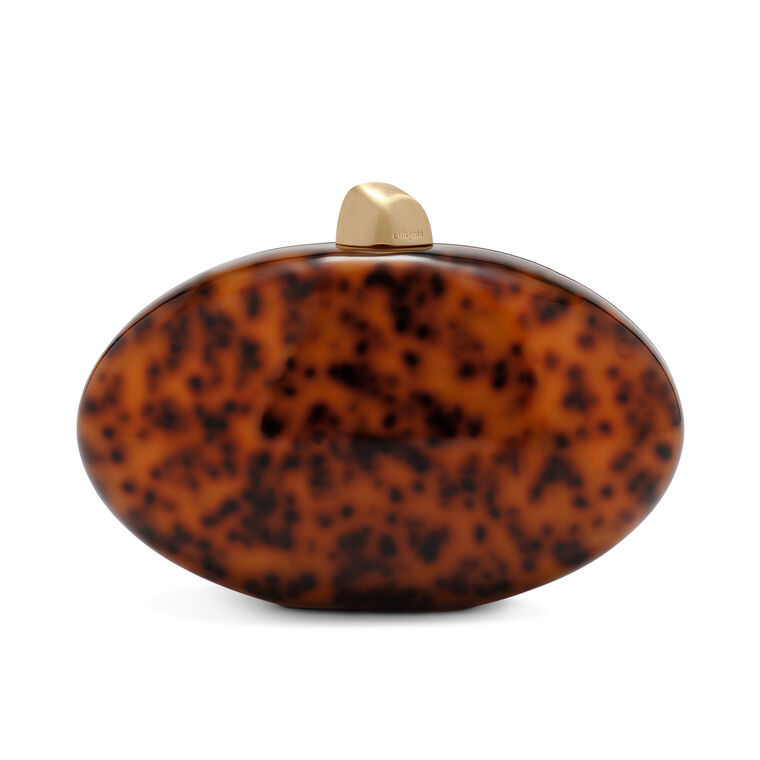 Evianna Marbled Acrylic Clutch image number null