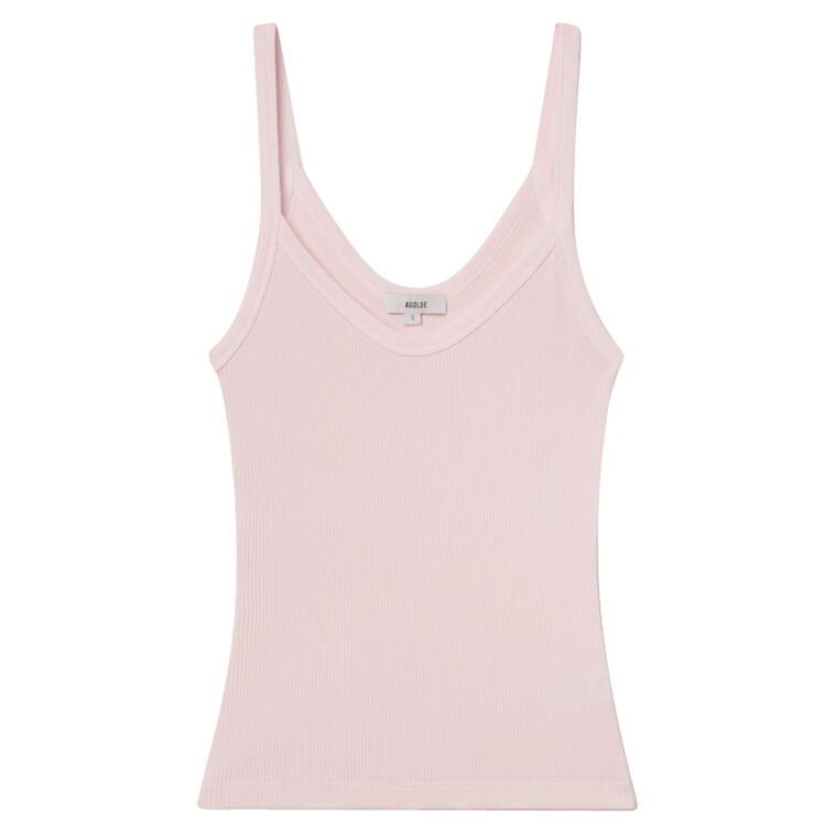 Jordan V-Neck Ribbed Tank Top image number null